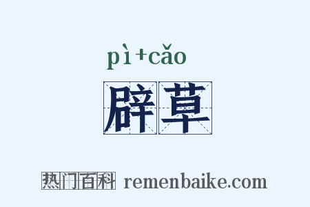 辟草是什么意思的图片